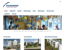 Tablet Screenshot of falkenhof.ch